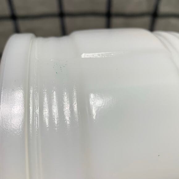 Vintage Randall Pedestal Milk Glass Flower Plant Pot Planter Vase Raised Square - Picture 4 of 9